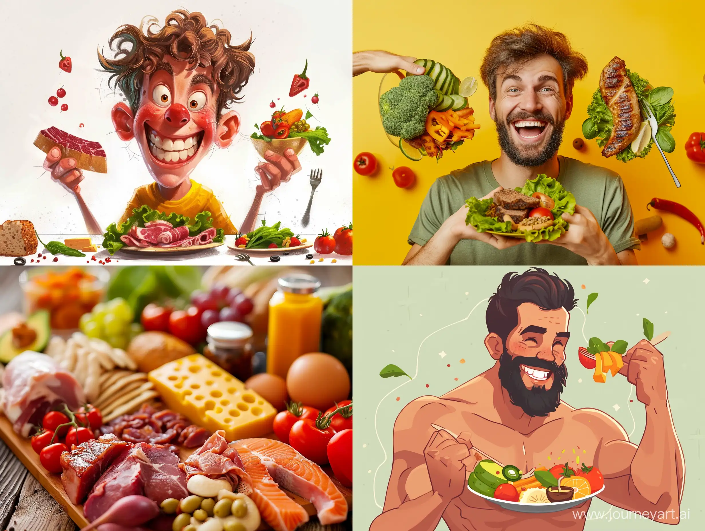 Healthy-Eating-Gigachad-Smiles-in-6x9-Image