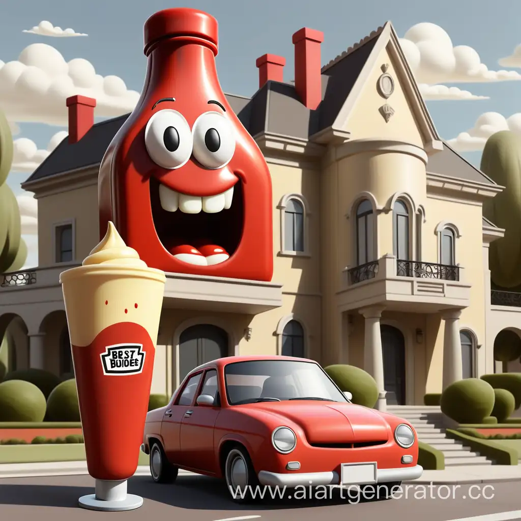 Ketchup-and-Mayonnaise-Best-Buddies-in-a-Luxurious-Lifestyle