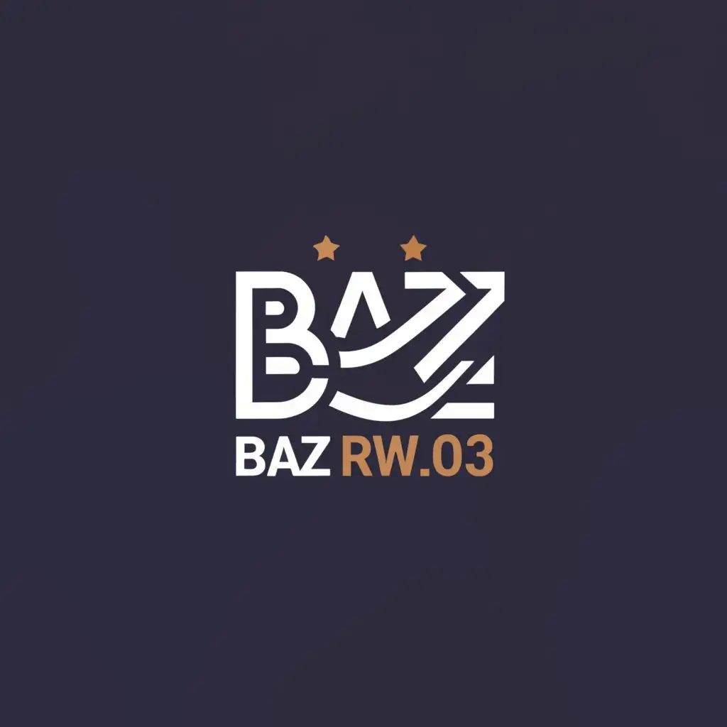 a logo design,with the text "BAZ RW 03", main symbol:BADAN AMIL ZAKAT,Moderate,be used in Education industry,clear background