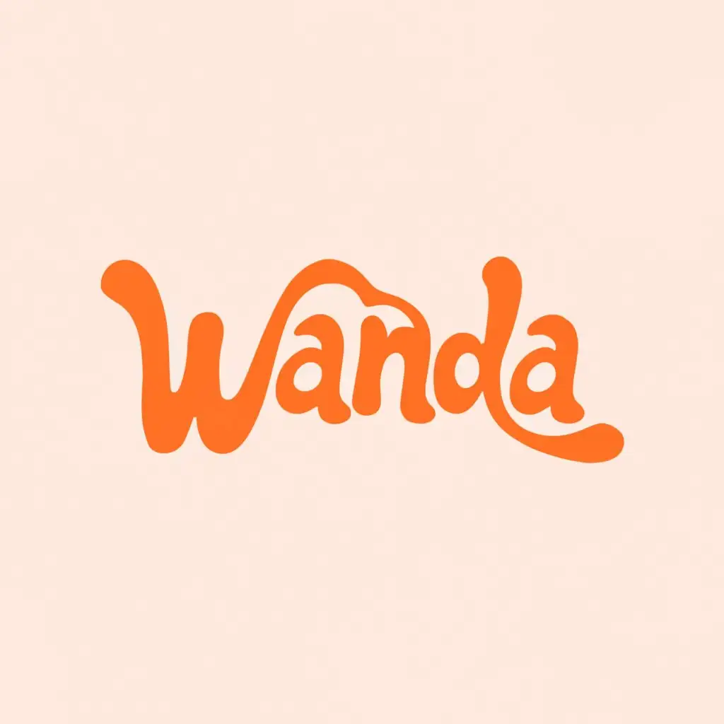 a logo design,with the text "Wanda", main symbol:Drake popstar,Moderate,clear background