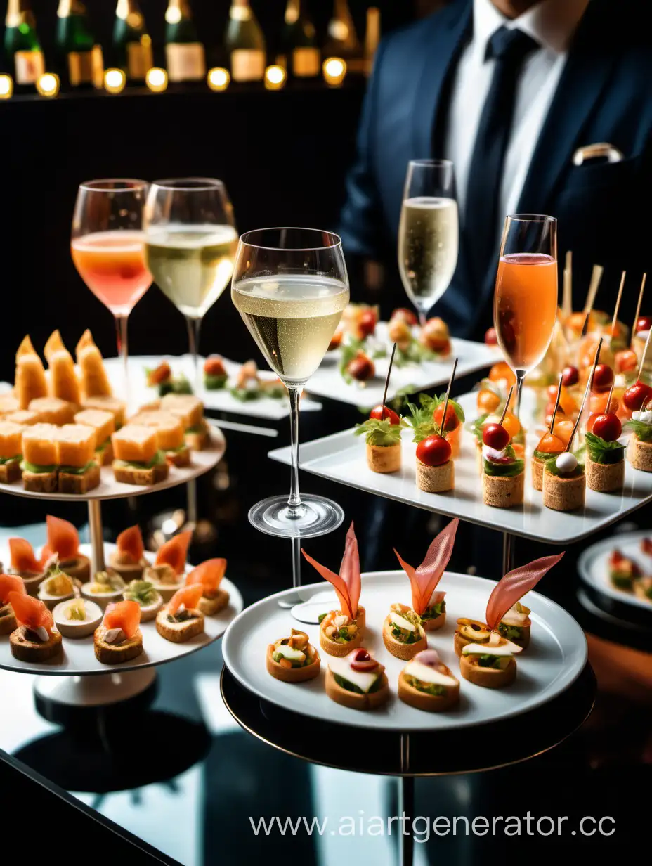 Elegant-Evening-Cocktail-Party-with-Gourmet-Snacks-and-Champagne