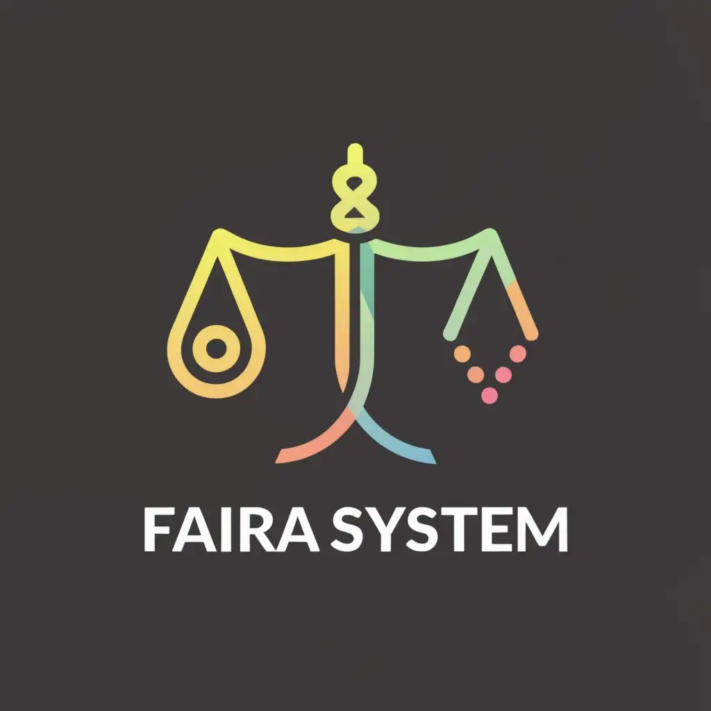 a logo design,with the text "Faira System", main symbol:Fair, coin,Moderate,be used in Finance industry,clear background