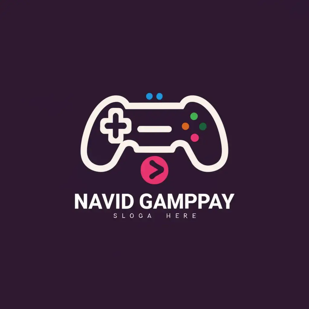 a logo design,with the text "NavidGamePlay", main symbol:text,Moderate,be used in Internet industry,clear background
