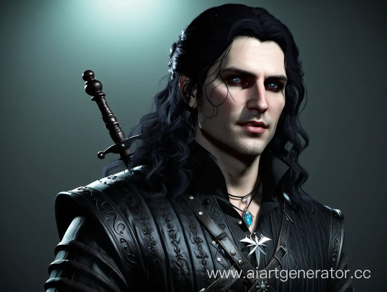 yennefer from the witcher but male