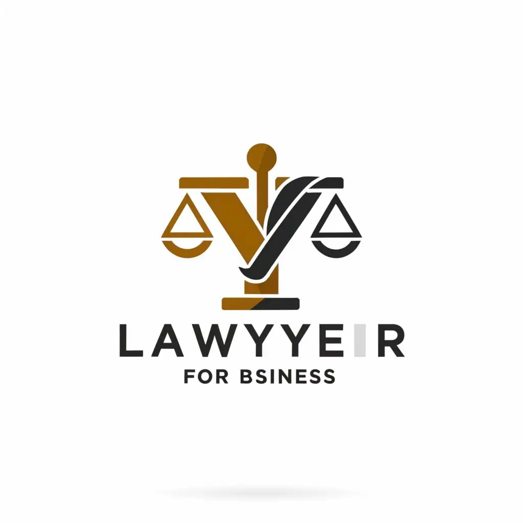 a logo design,with the text "Lawyer for business", main symbol:Y,Умеренный,be used in Юридическая industry,clear background
