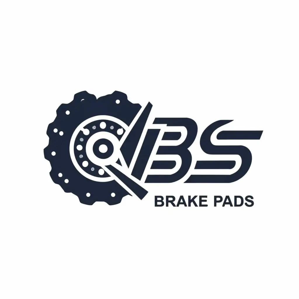 logo, Motorbike brake pads, with the text "QBS", typography, be used in Technology industry