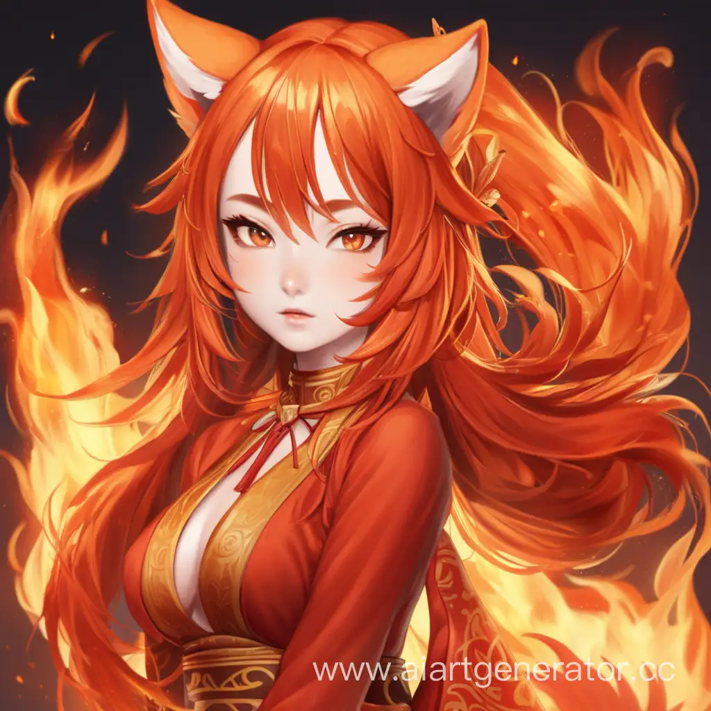 Enigmatic-Fiery-Fox-Girl-with-Mystical-Aura