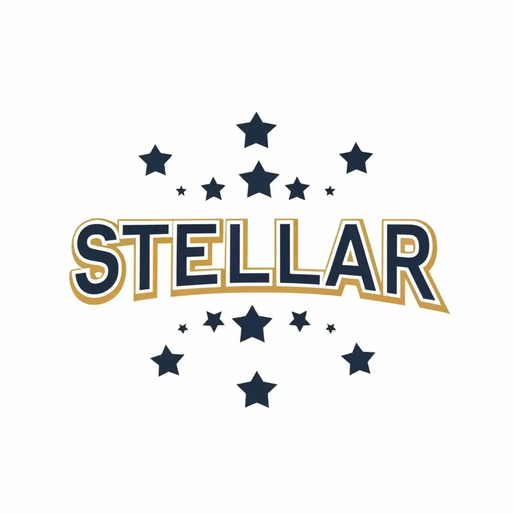 logo, stars, with the text "Stellar", typography, be used in Construction industry
