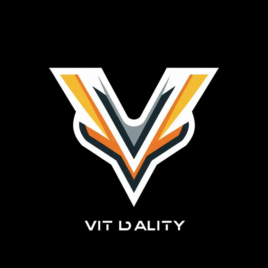 logo, v, with the text "vitality", typography, be used in Sports Fitness industry