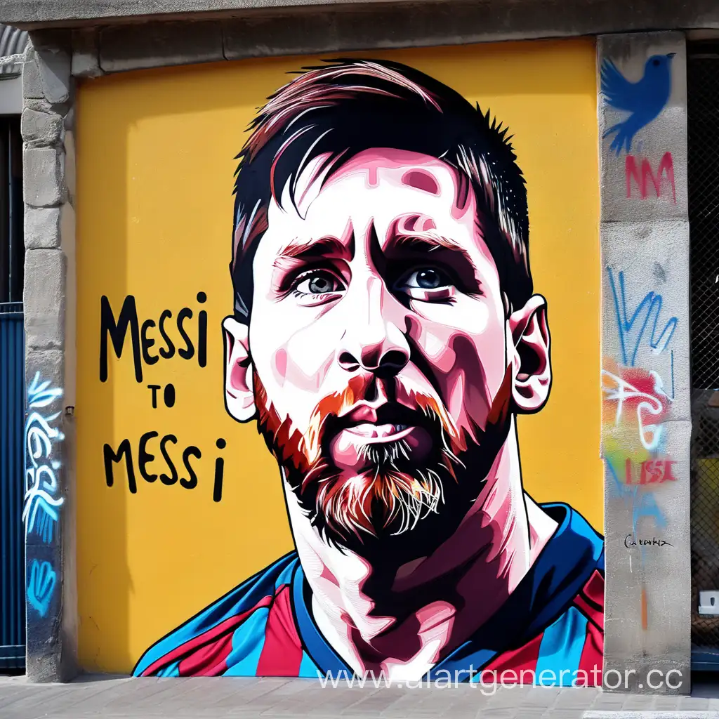Urban-Mural-of-Soccer-Legend-Messi