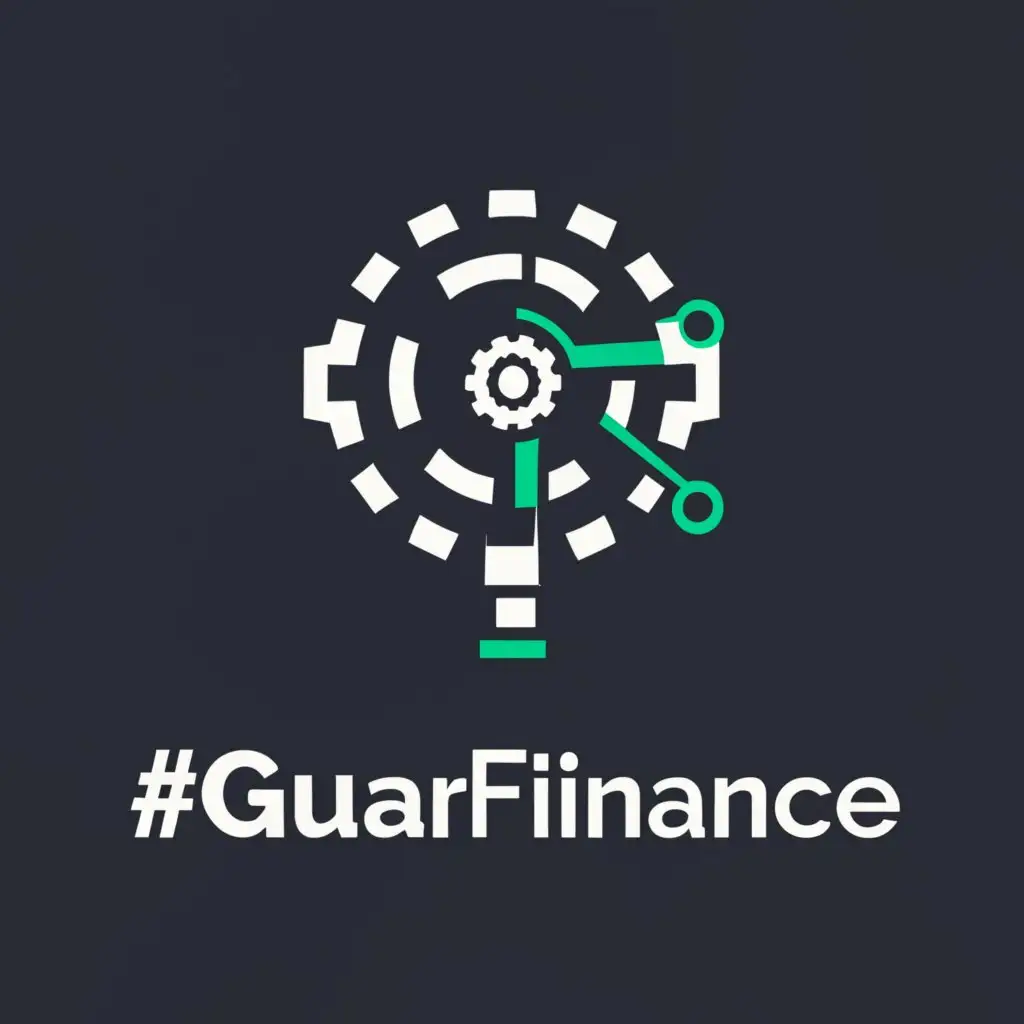 a logo design,with the text "
 
@GuarFinance

", main symbol:trade,complex,be used in Finance industry,clear background