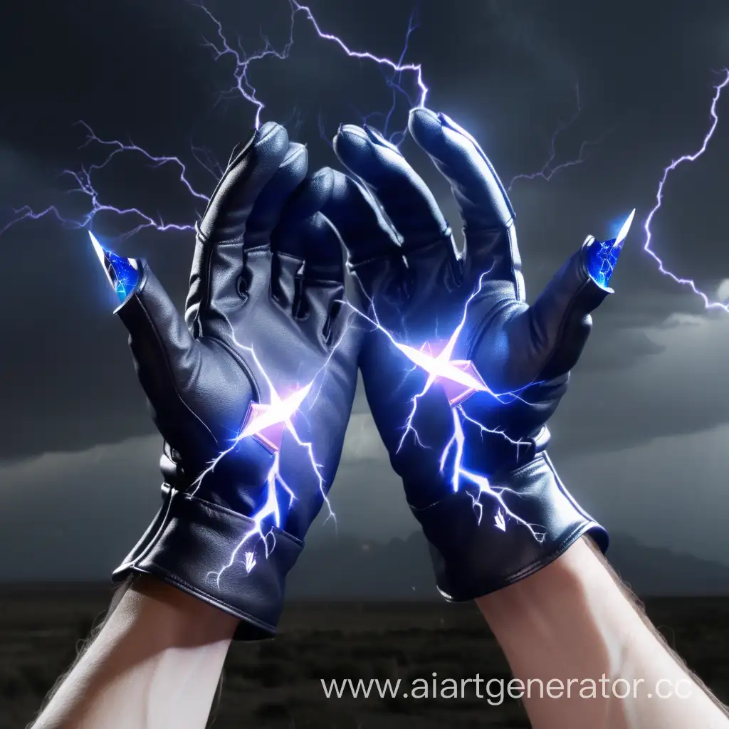 Enchanting-Wizard-Wielding-Magical-Thunder-Gloves