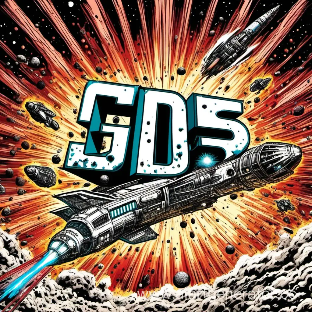 Galactic-Destruction-Three-Letters-GDS-and-Spaceship-Explosion