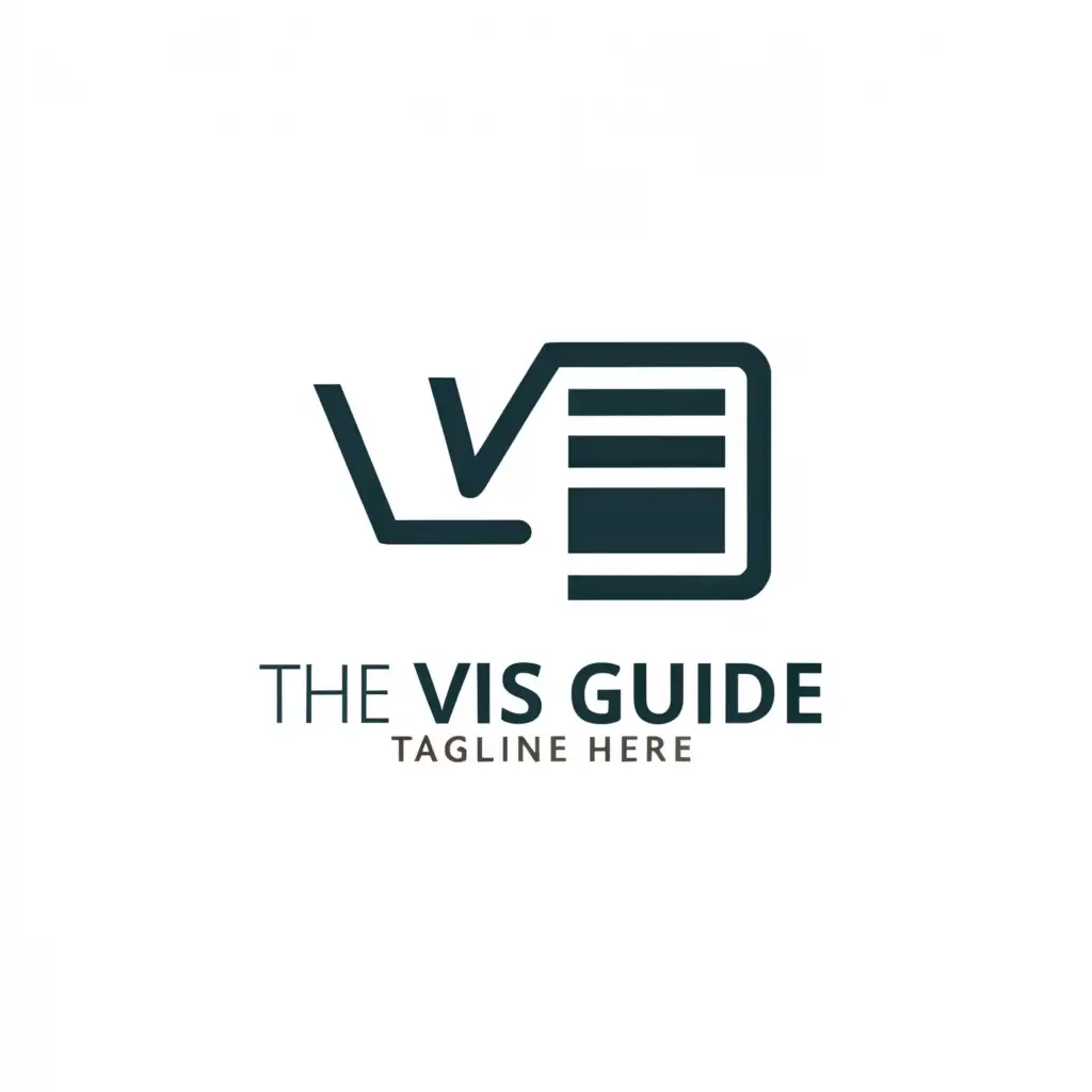 a logo design,with the text "The Visa Guide", main symbol:visa,Moderate,clear background