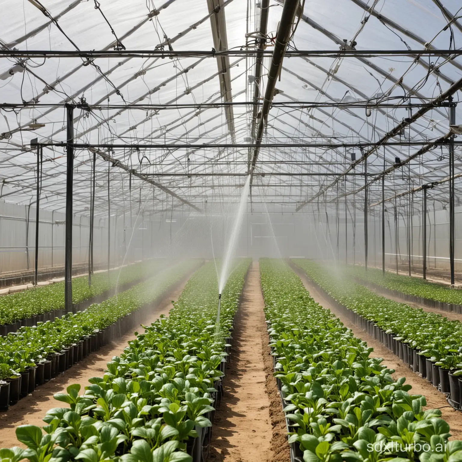 Efficient-Microsprinkler-Irrigation-Installation-in-Hydroponic-Greenhouse-by-AZUD