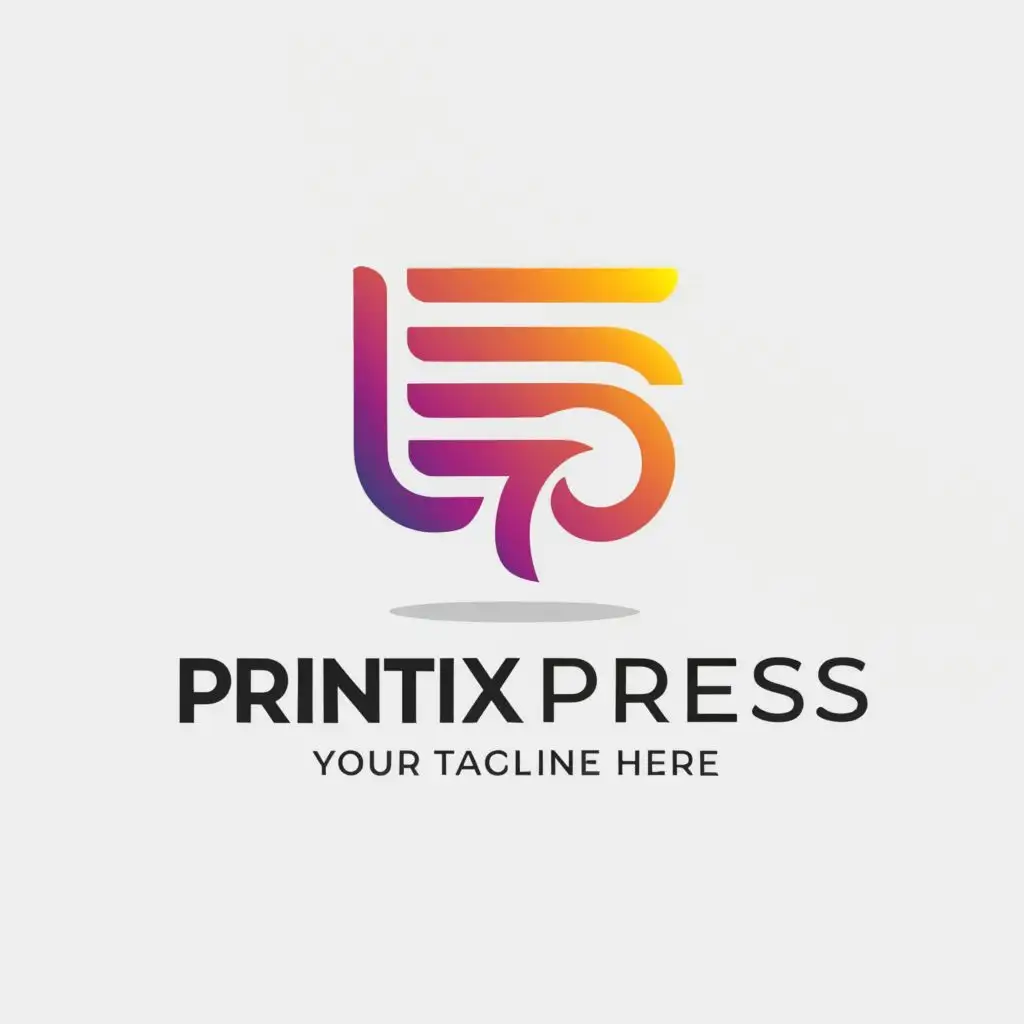 a logo design,with the text "printixpress", main symbol:printixpress,complex,clear background