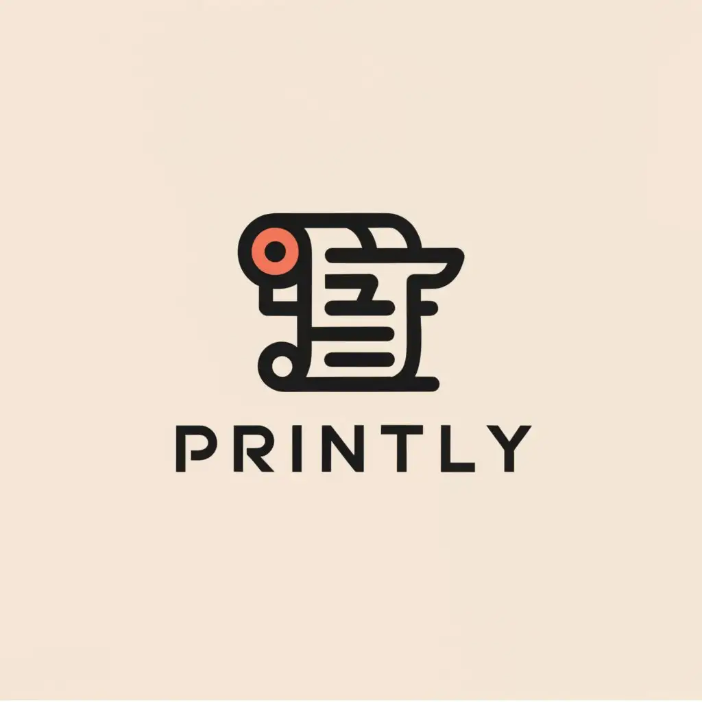 a logo design,with the text "PrintlY", main symbol:Simple - but quality,Moderate,clear background
