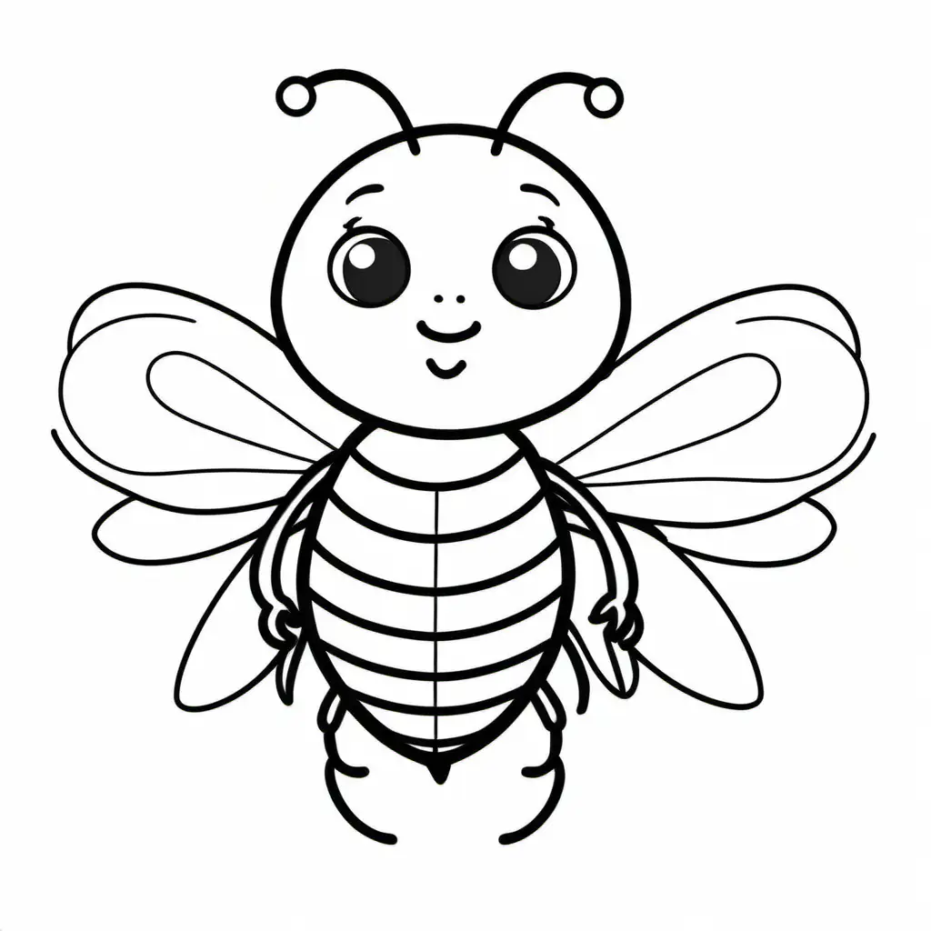 Simple-Baby-Bee-Coloring-Page-for-Kids