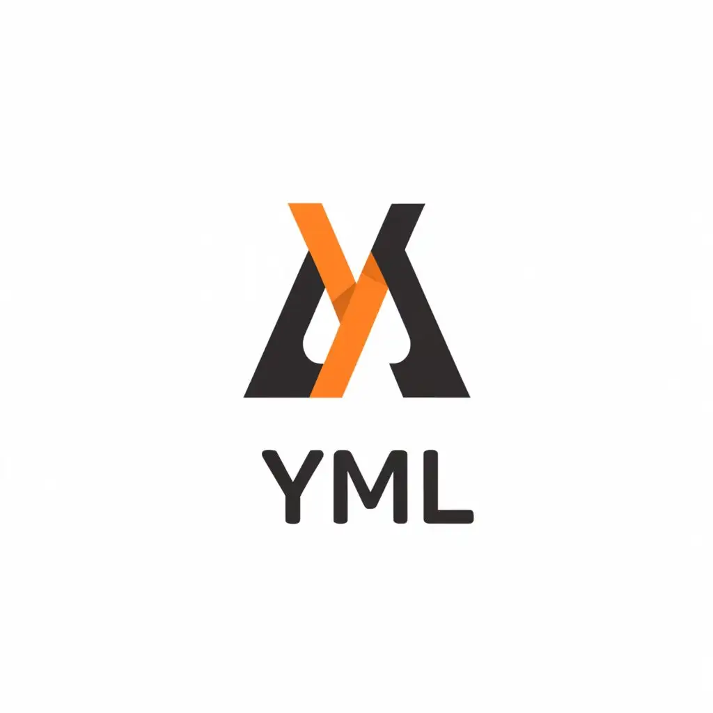 a logo design,with the text "YML", main symbol:.,Moderate,be used in Technology industry,clear background