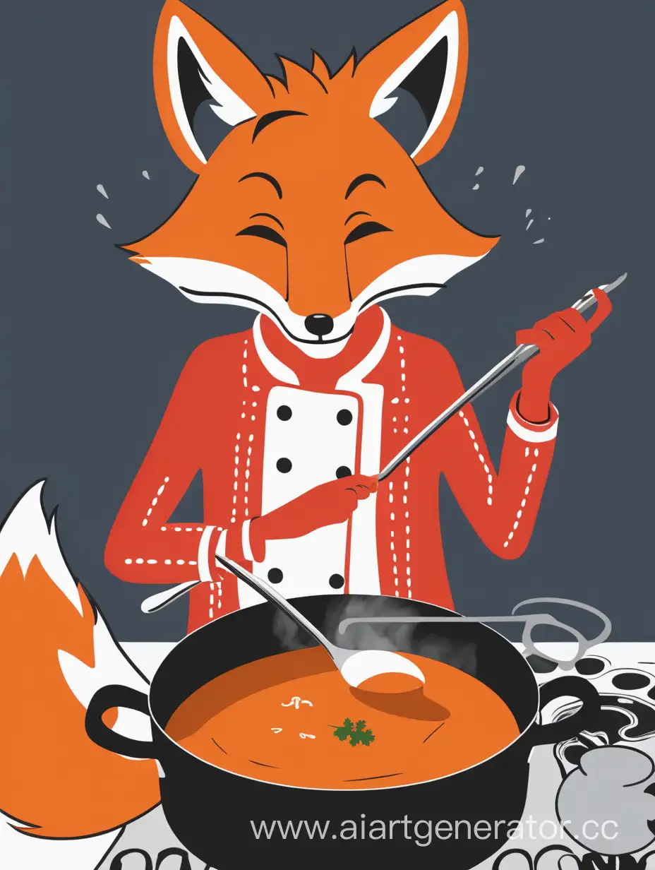 Culinary-Fox-Creating-Delicious-Soup