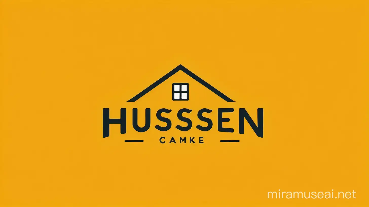 Yellow Real Estate Logo Hussein Design