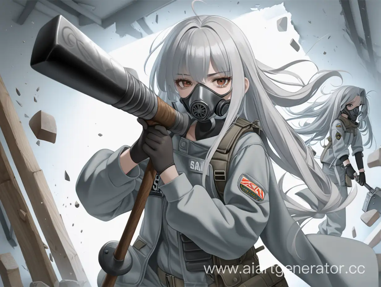 SAS-Special-Forces-Anime-Girl-Breaking-Through-Wall-with-Sledgehammer