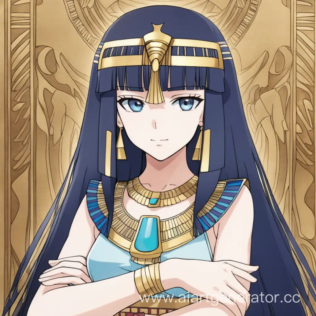 Captivating-Cleopatra-Anime-Illustration