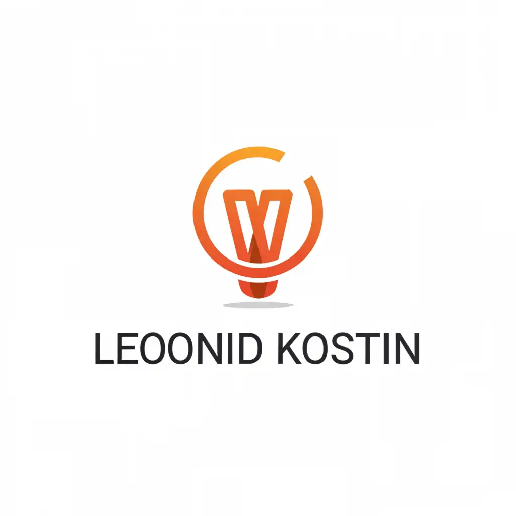 a logo design,with the text 'Leonid Kostin', main symbol:Creative,Moderate,be used in Internet industry,clear background