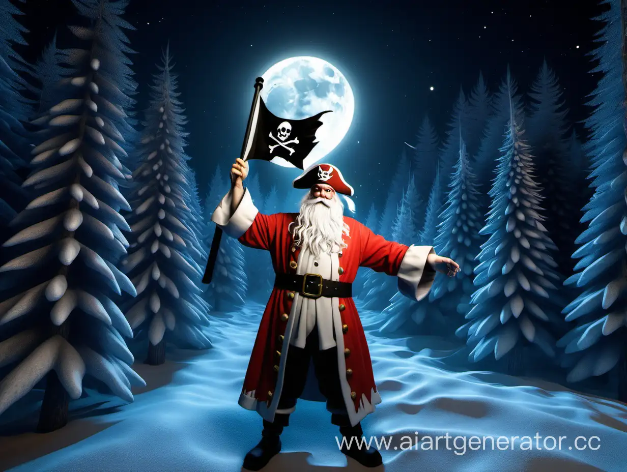 Virtual-Reality-Christmas-Ded-Moroz-Wields-Pirate-Flag-in-Oculus-Quest-2