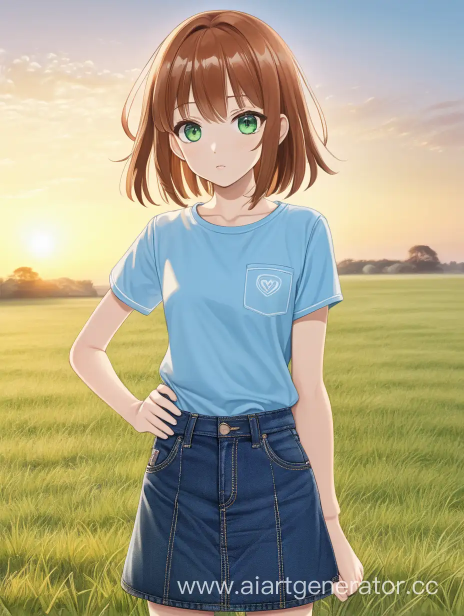Anime-Girl-in-Nature-Enjoying-Sunrise