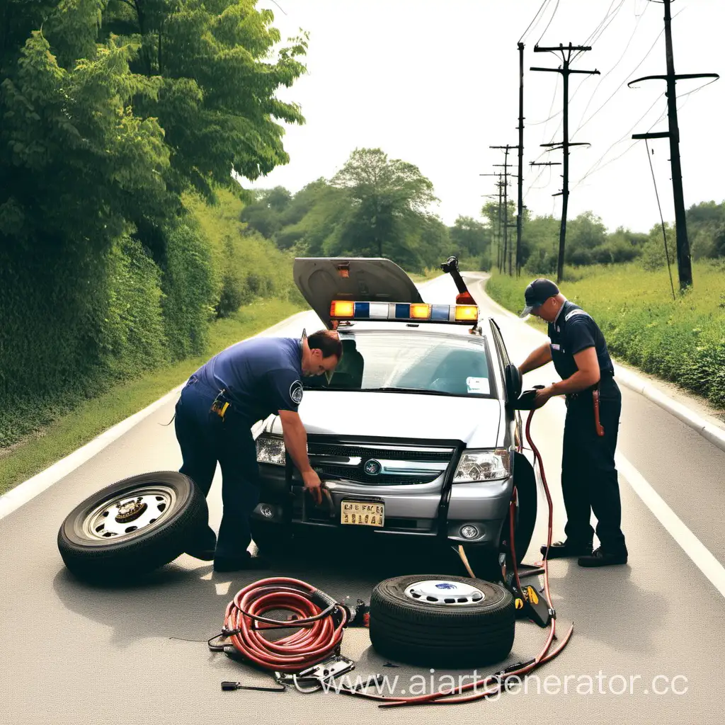 roadside assistance in action