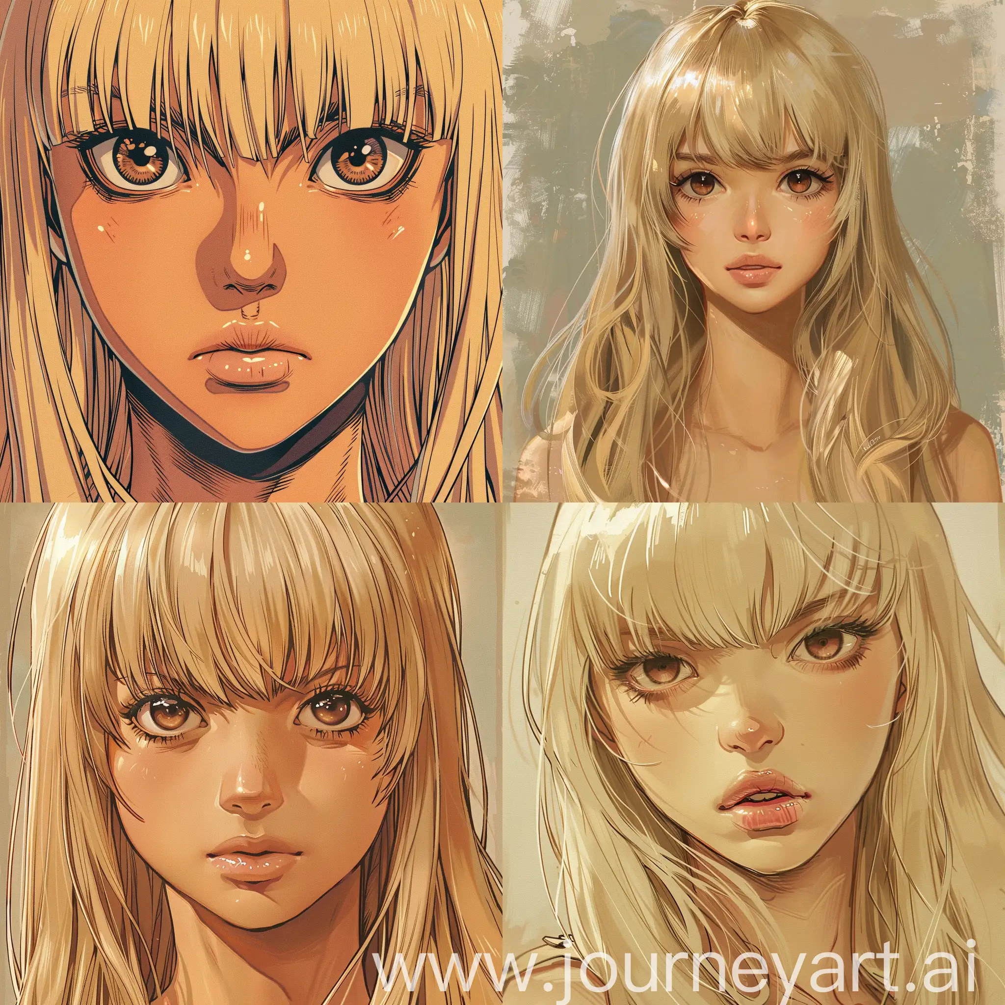 Beautiful-Blonde-Girl-from-Attack-on-Titan-in-Muted-Pastel-Retro-Style