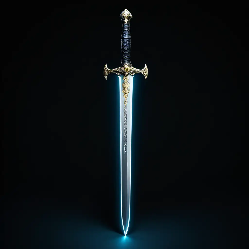 Gleaming Short Sword Radiant Weaponry Illuminating the Dark