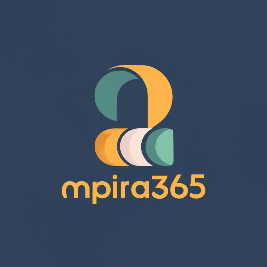 LOGO-Design-For-Mpira365-Dynamic-Abstract-Design-with-Modern-Typography-for-Internet-Industry