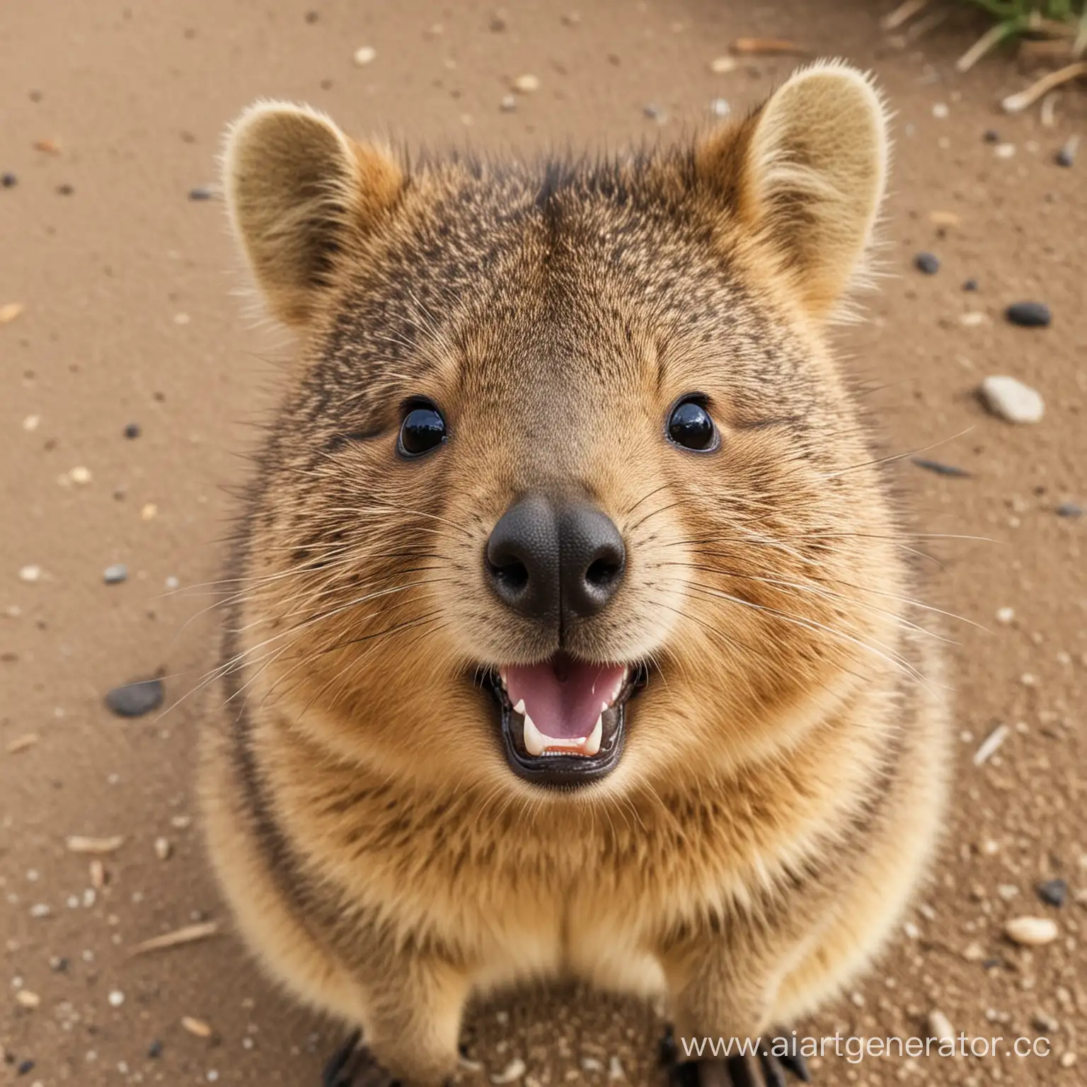 Cheerful-Quokka-Smiling-in-Natural-Habitat