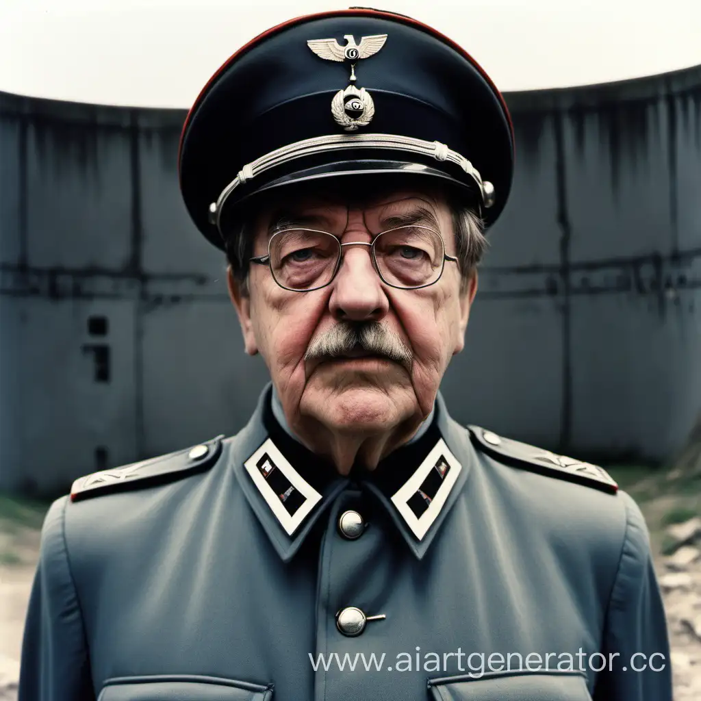 German-Guard-at-Massive-Bunker-Gunter-Grass-26YearOld-Sentry