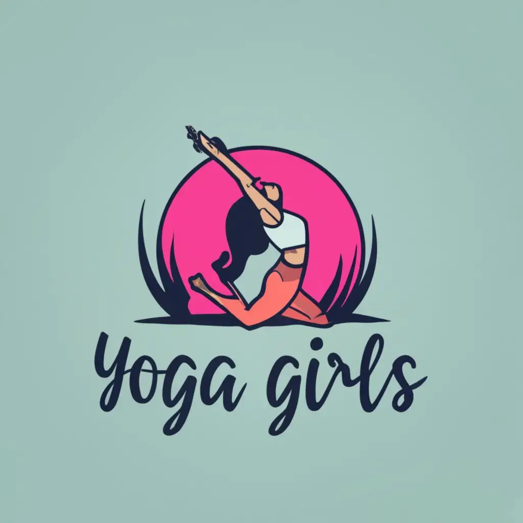 logo, Yoga Girls, with the text "Yoga Girls", typography, be used in Sports Fitness industry