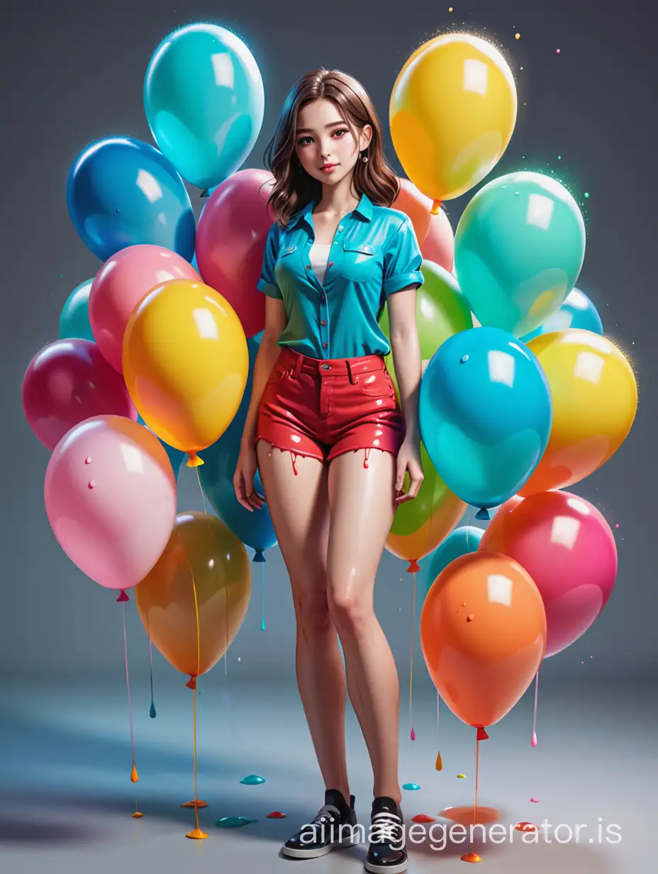 Vibrant-Female-Characters-Inspired-by-Colorful-Water-Balloons