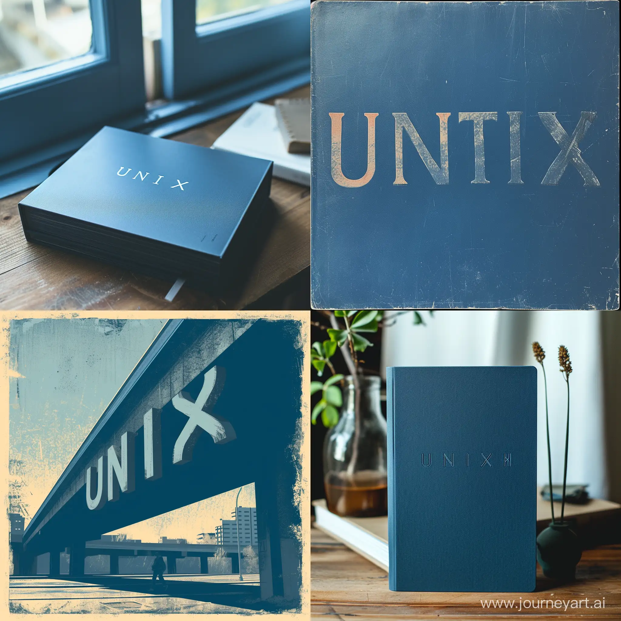 Minimalist-Unix-Cover-in-Warm-Blue-Tones-Modern-Brutalism-Art