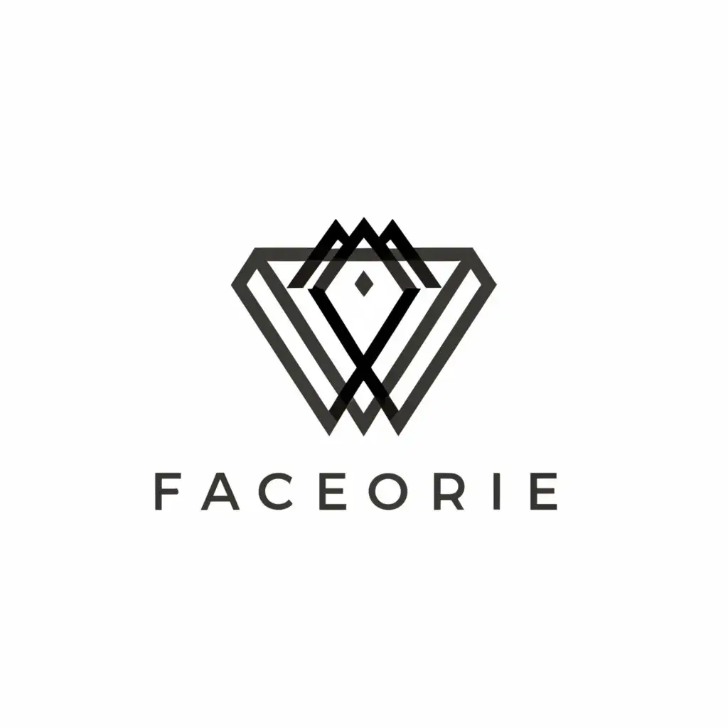 a logo design,with the text "@faeze.accessories", main symbol:Diamond shop logo with white background,complex,be used in Retail industry,clear background