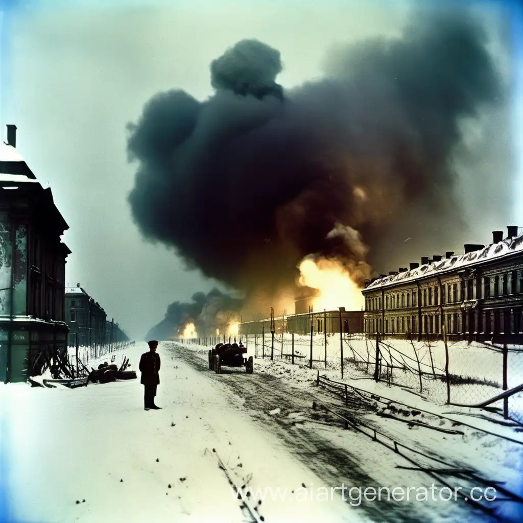 блокада ленинграда зимой, фото в цвете бомбешка