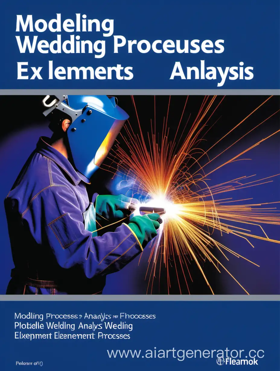 Textbook cover, modeling of welding processes, finite element analysis