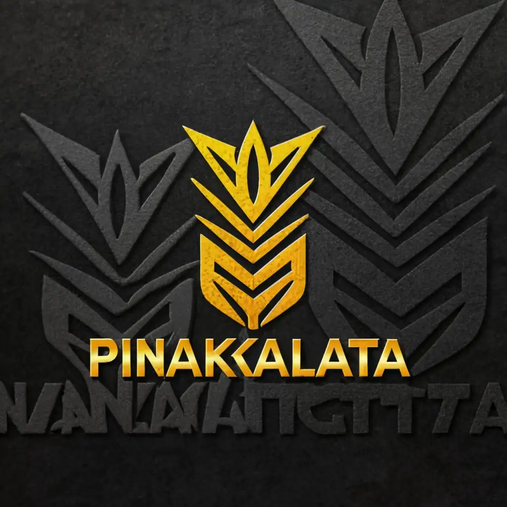 a logo design,with the text "PinaKalata", main symbol:digital pineapple

,complex,be used in Sports Fitness industry,clear background