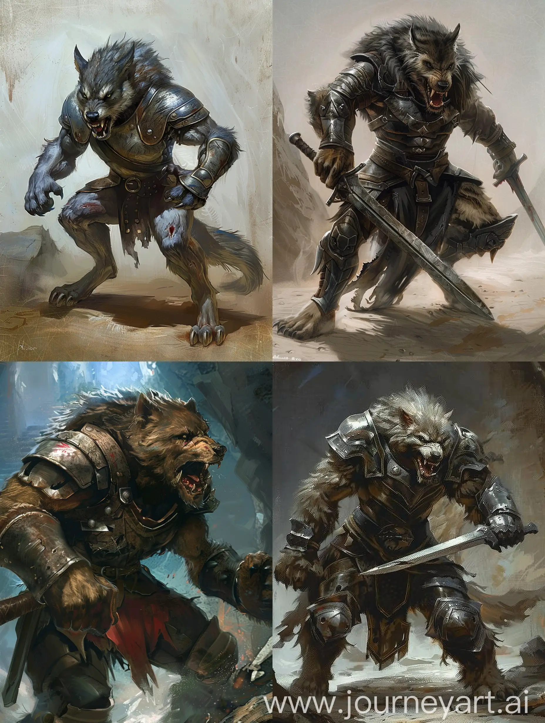 Fierce-Lycanthropes-in-Epic-Battle-Clad-in-Durable-Armor