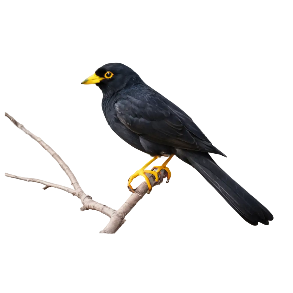Exquisite-Mynah-Bird-PNG-Captivating-Avian-Art-in-HighQuality-Format