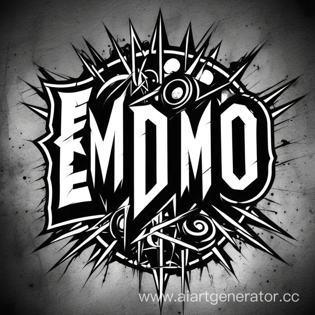 Emo-Rock-Band-Logo-with-Expressive-Artistic-Elements