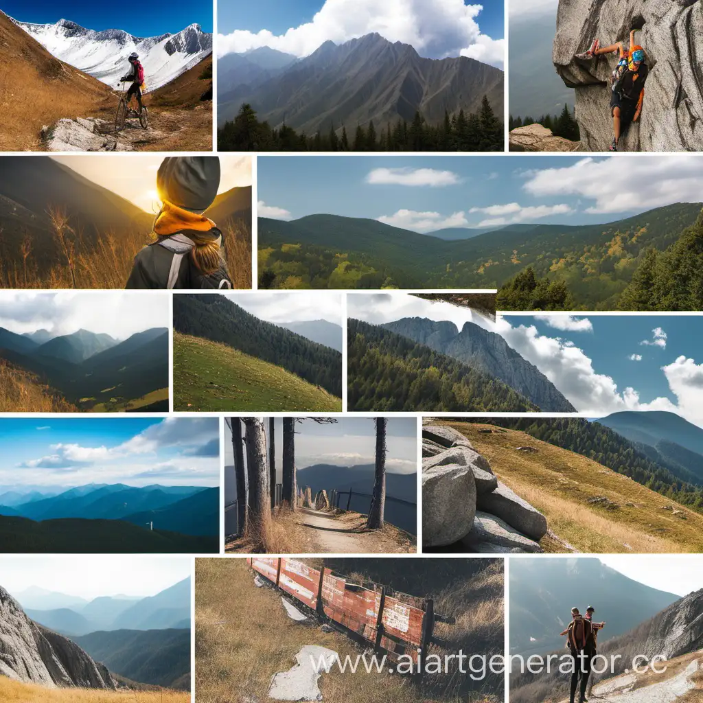 Adventurous-Mountain-Travel-Collage