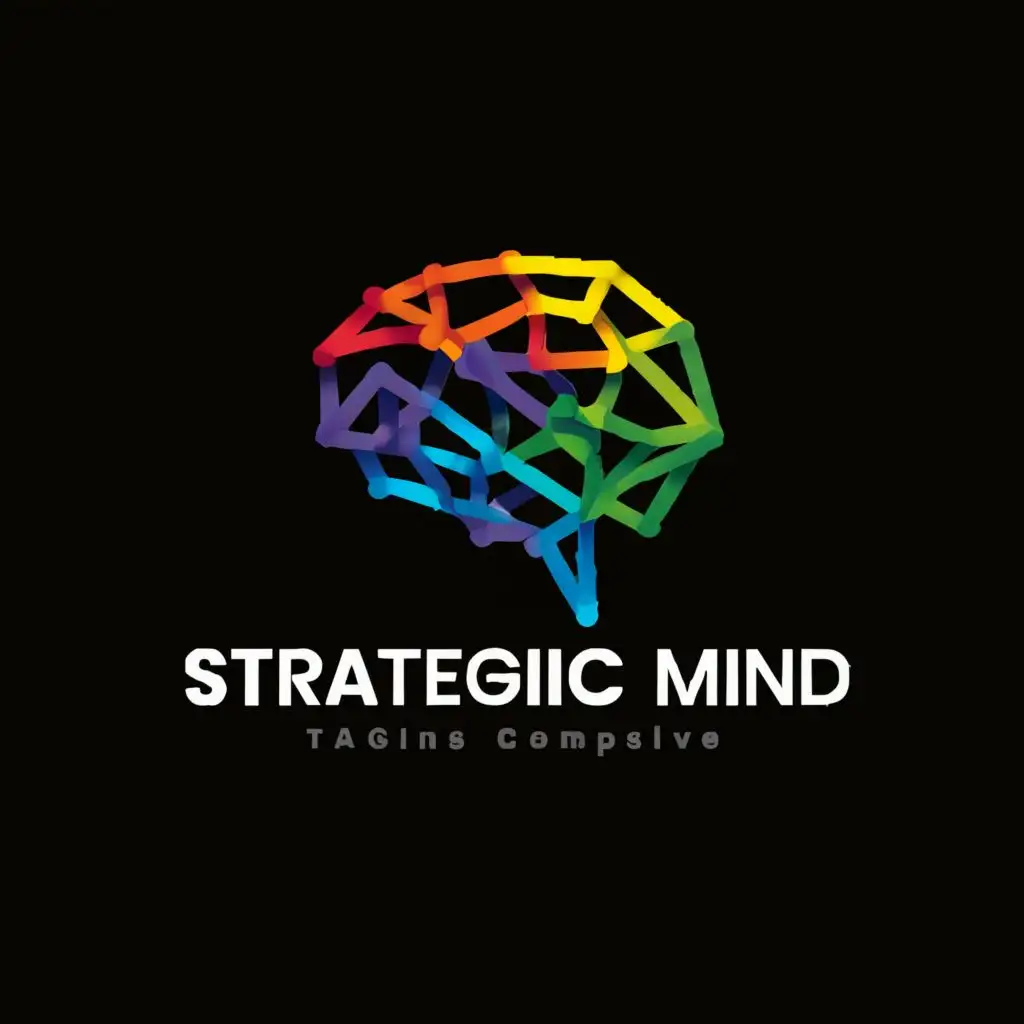 a logo design,with the text "strategic mind", main symbol:Brain,Moderate,be used in Automotive industry,clear background