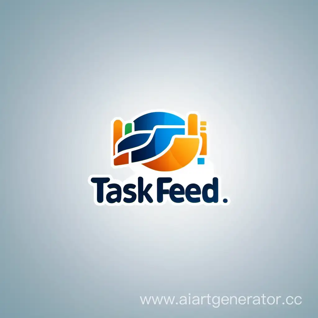 Создай логотип для компании по 
сервису "Task-Feed" в стиле сайта Handy.com 1080p