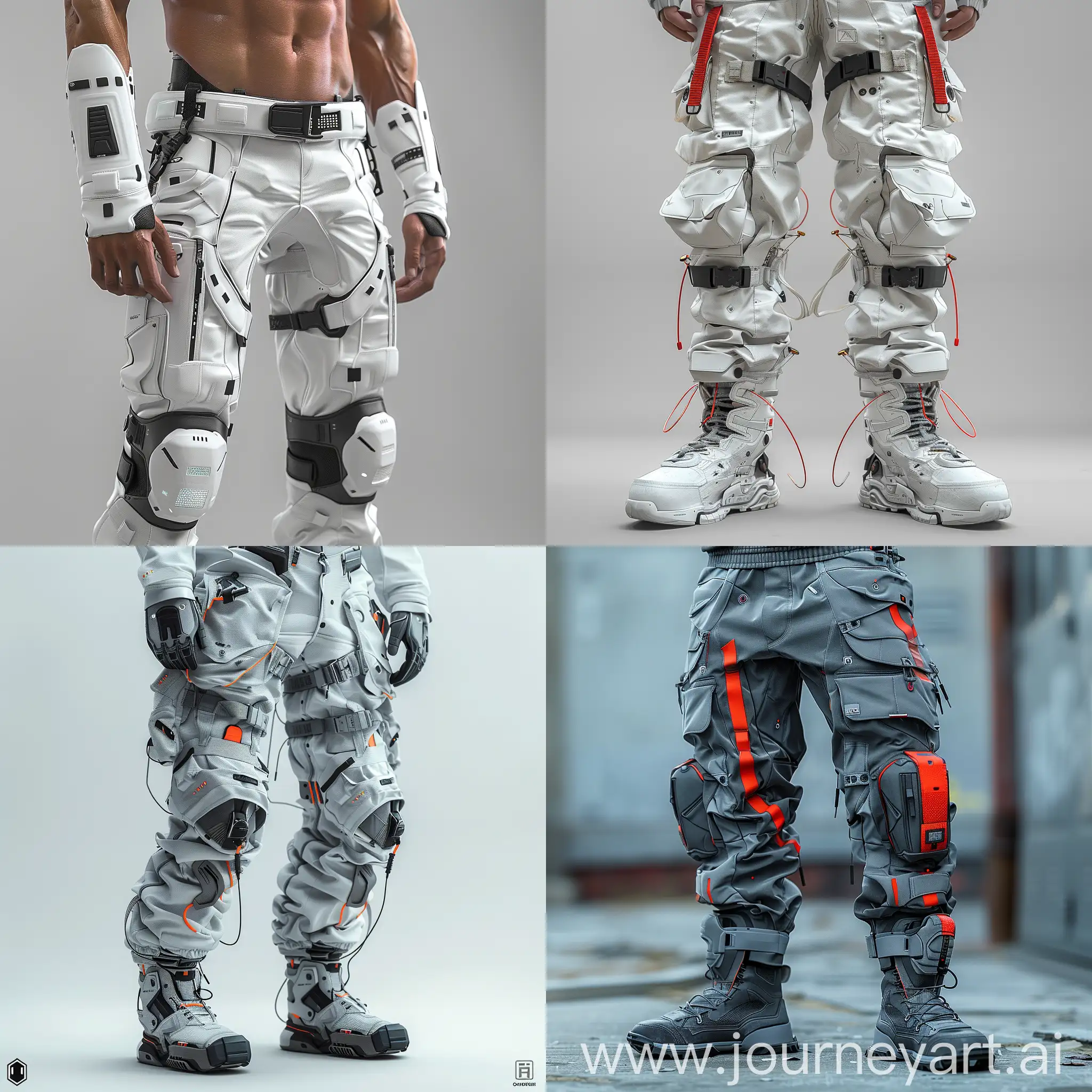 Futuristic Male Pants with UltraModern Styling | JourneyArt